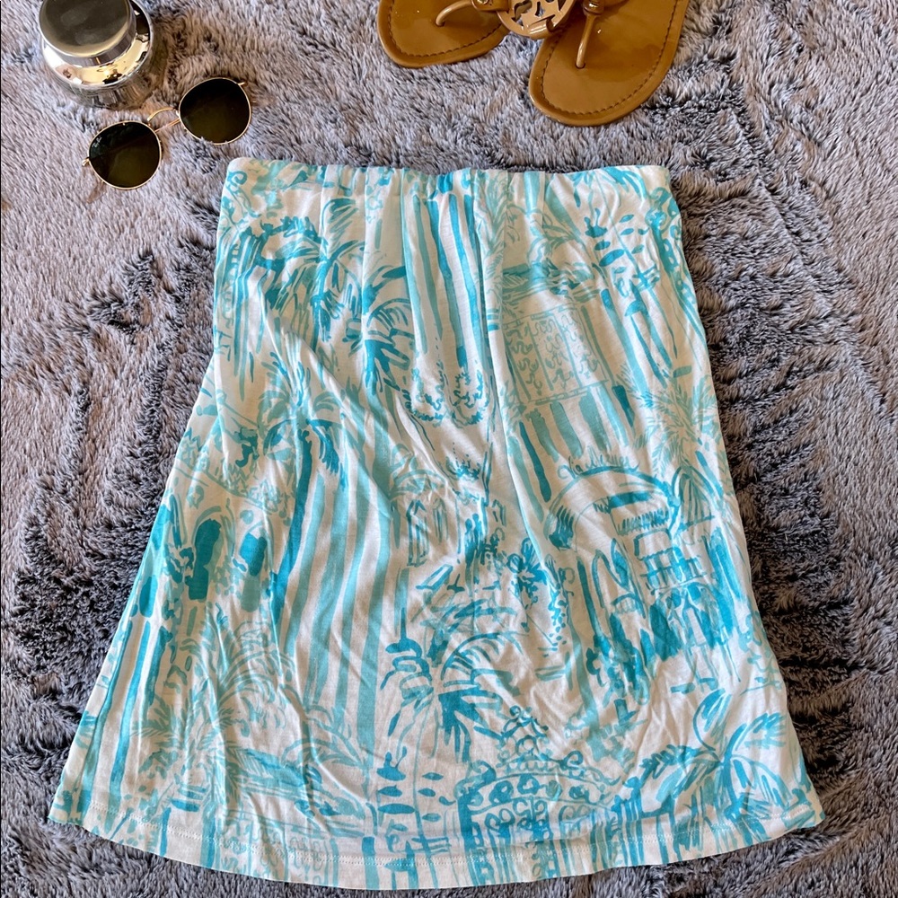 Lilly Pulitzer strapless top